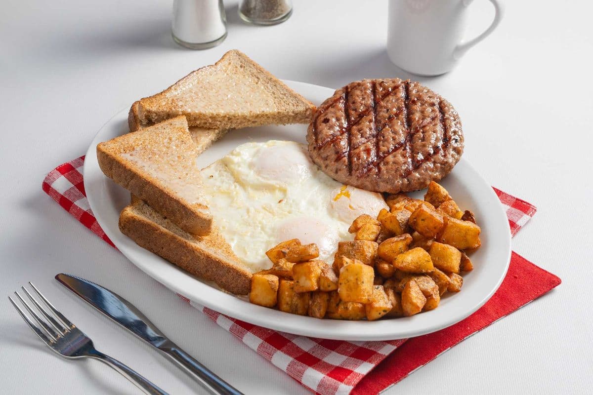 Eggs and Hamburger