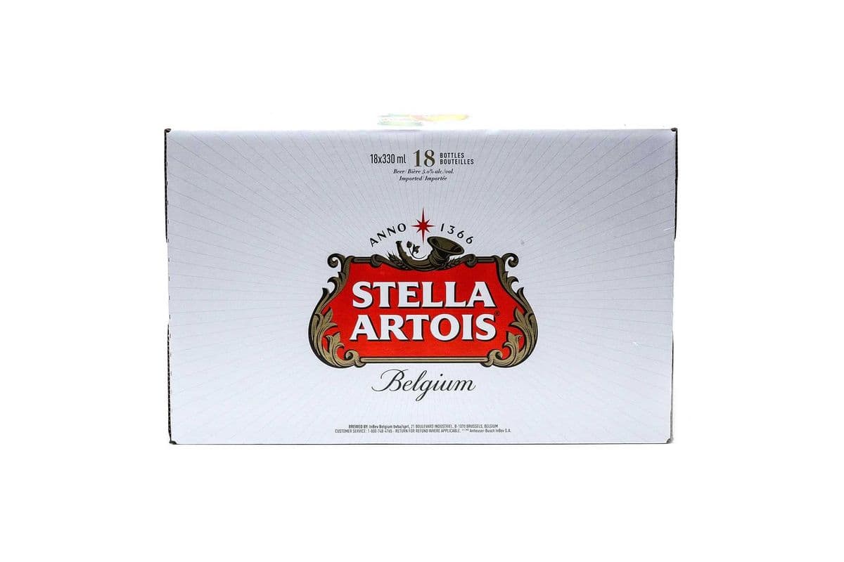 Stella Artois 18 BTLS (18 x 330 ml)