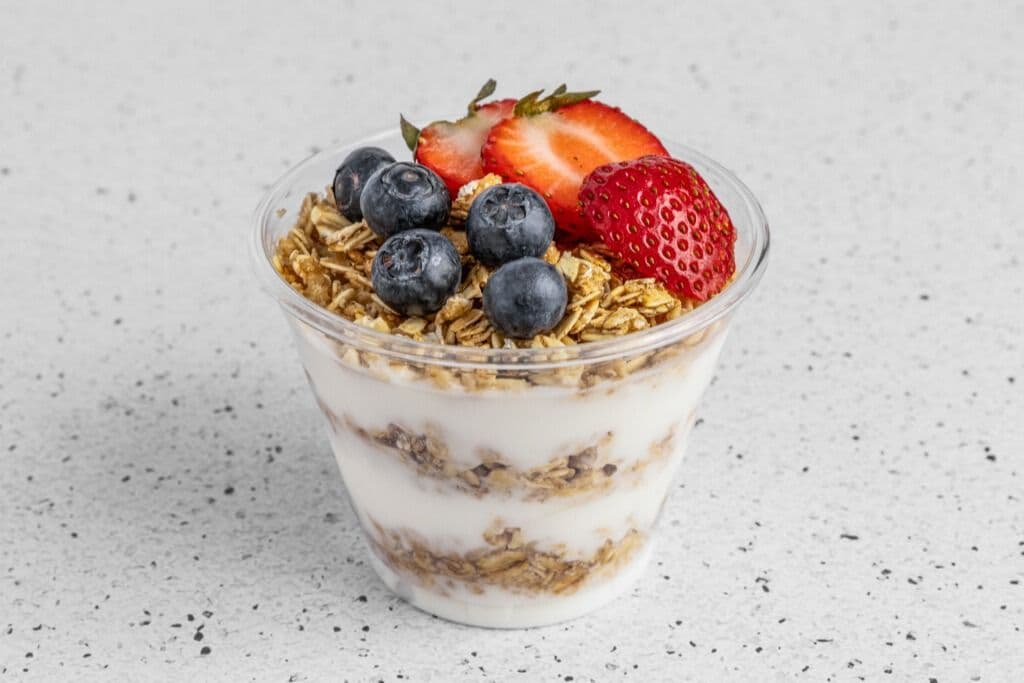 Fresh Fruit Granola Parfait