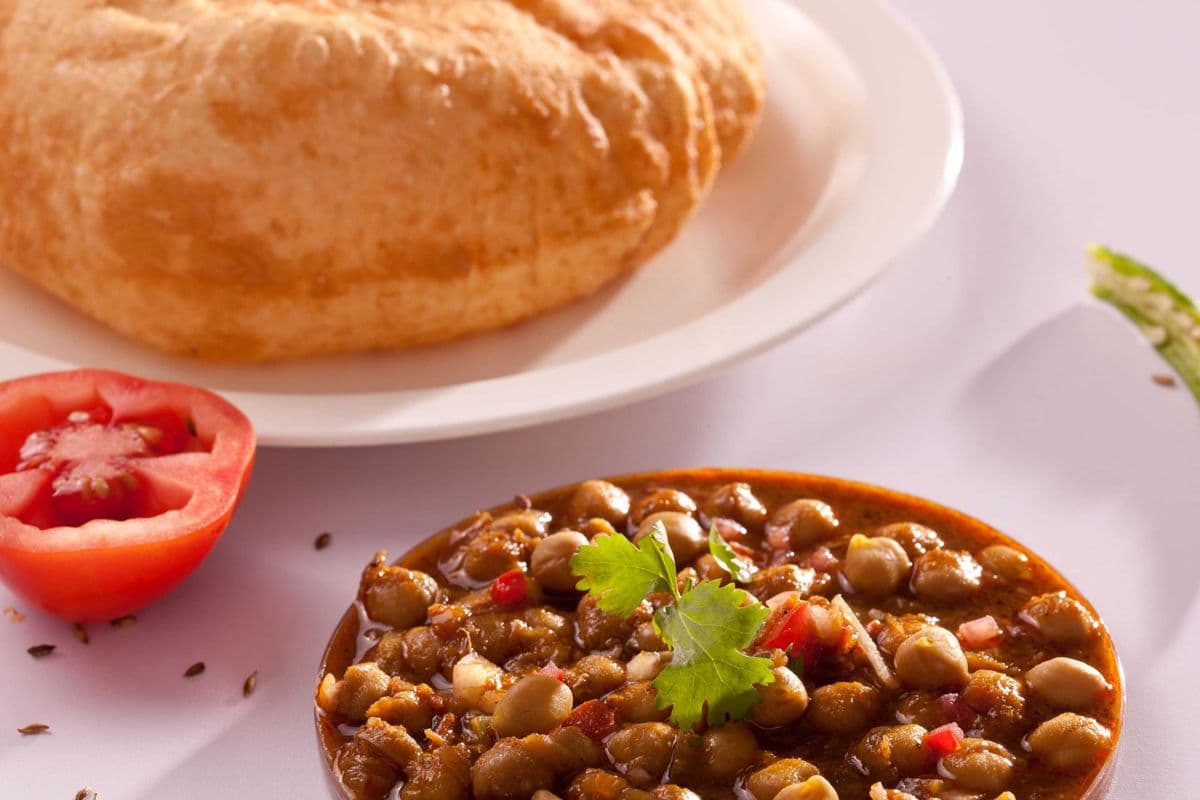 Chana Bhatura w/Pop