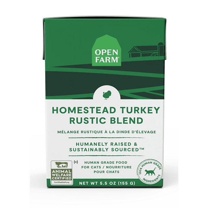 Open Farm Wet Cat Food - Homestead Turkey Rustic Blend (5.5 oz)