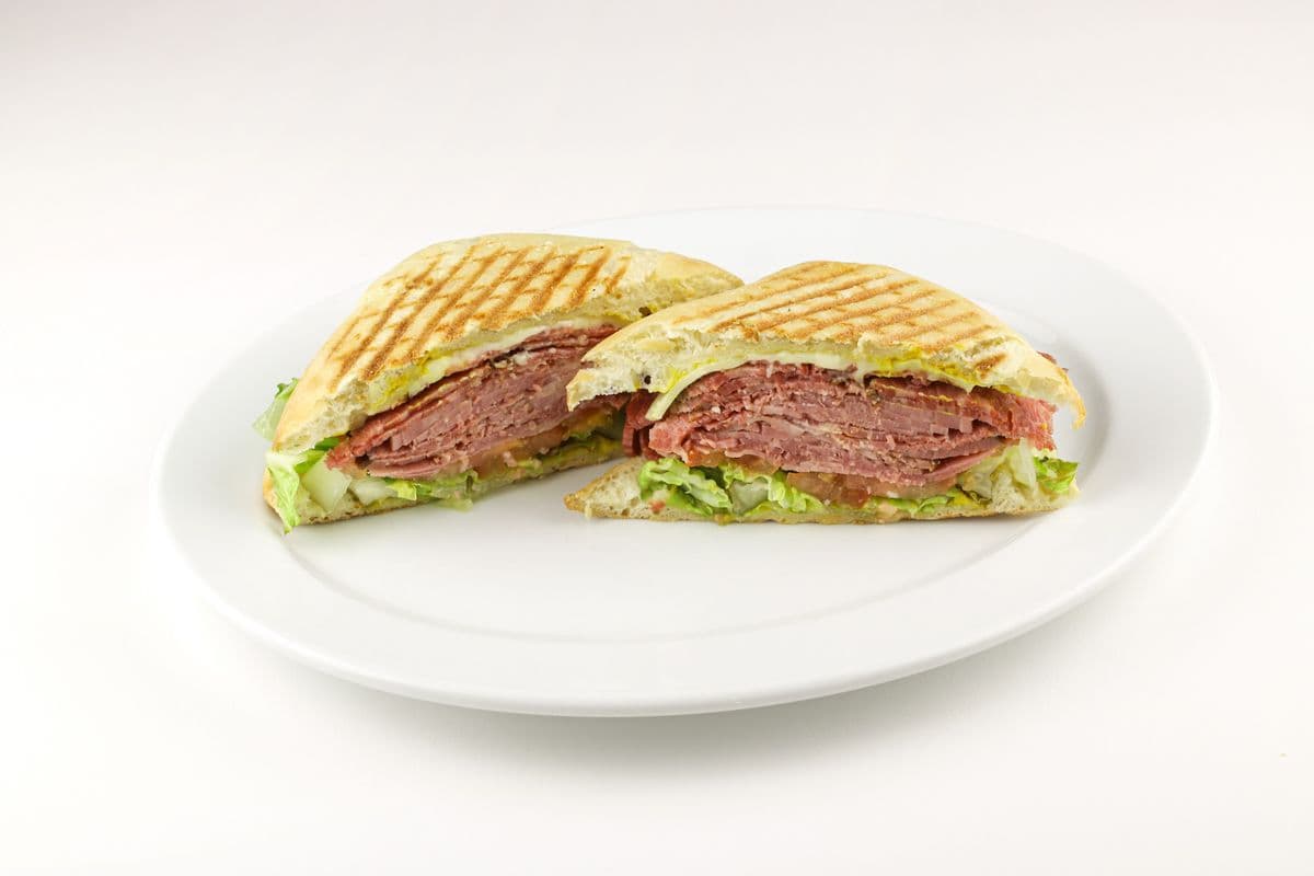 Panini viande fumée