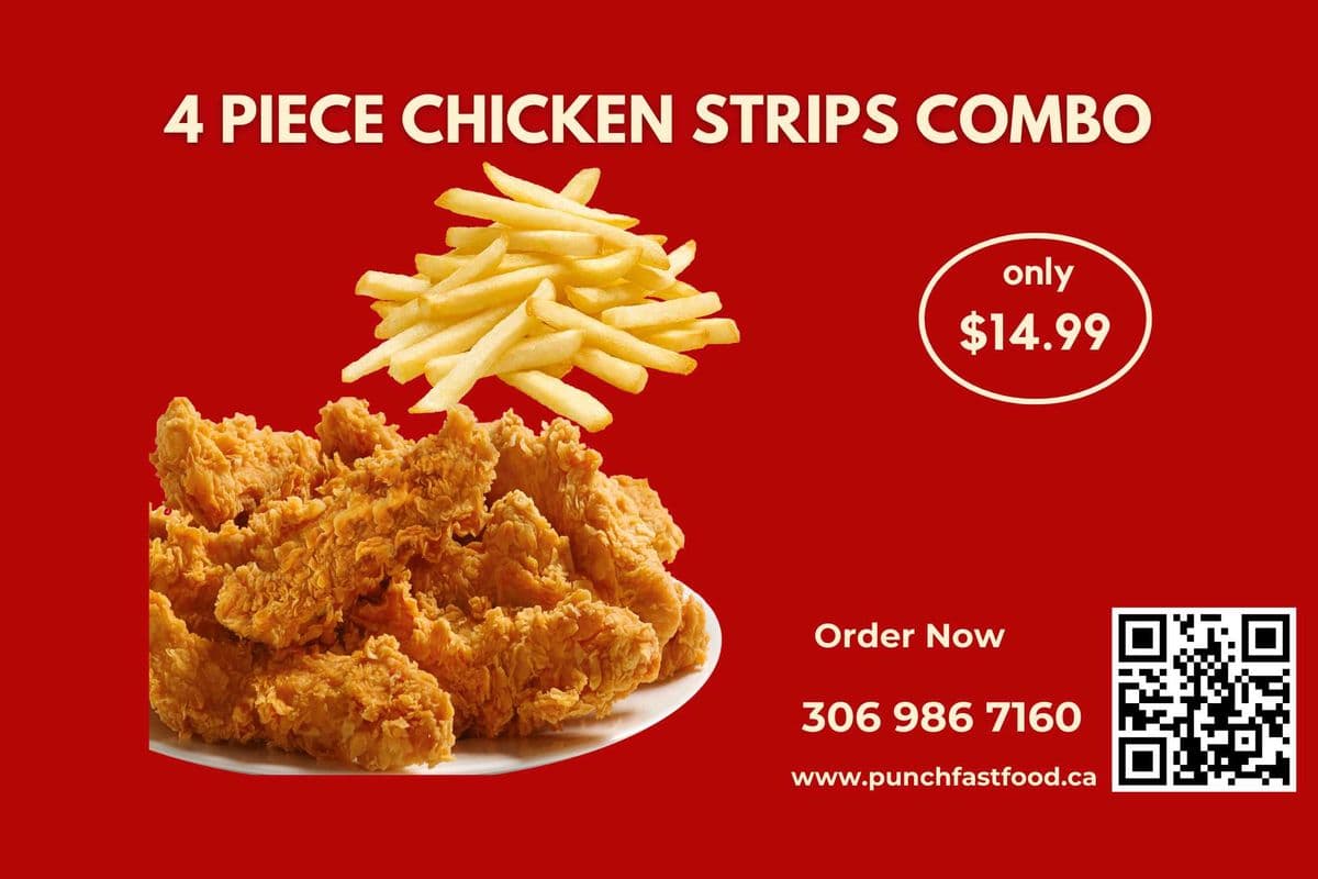 Chicken Strips Combo 4 piece (4 Pcs)