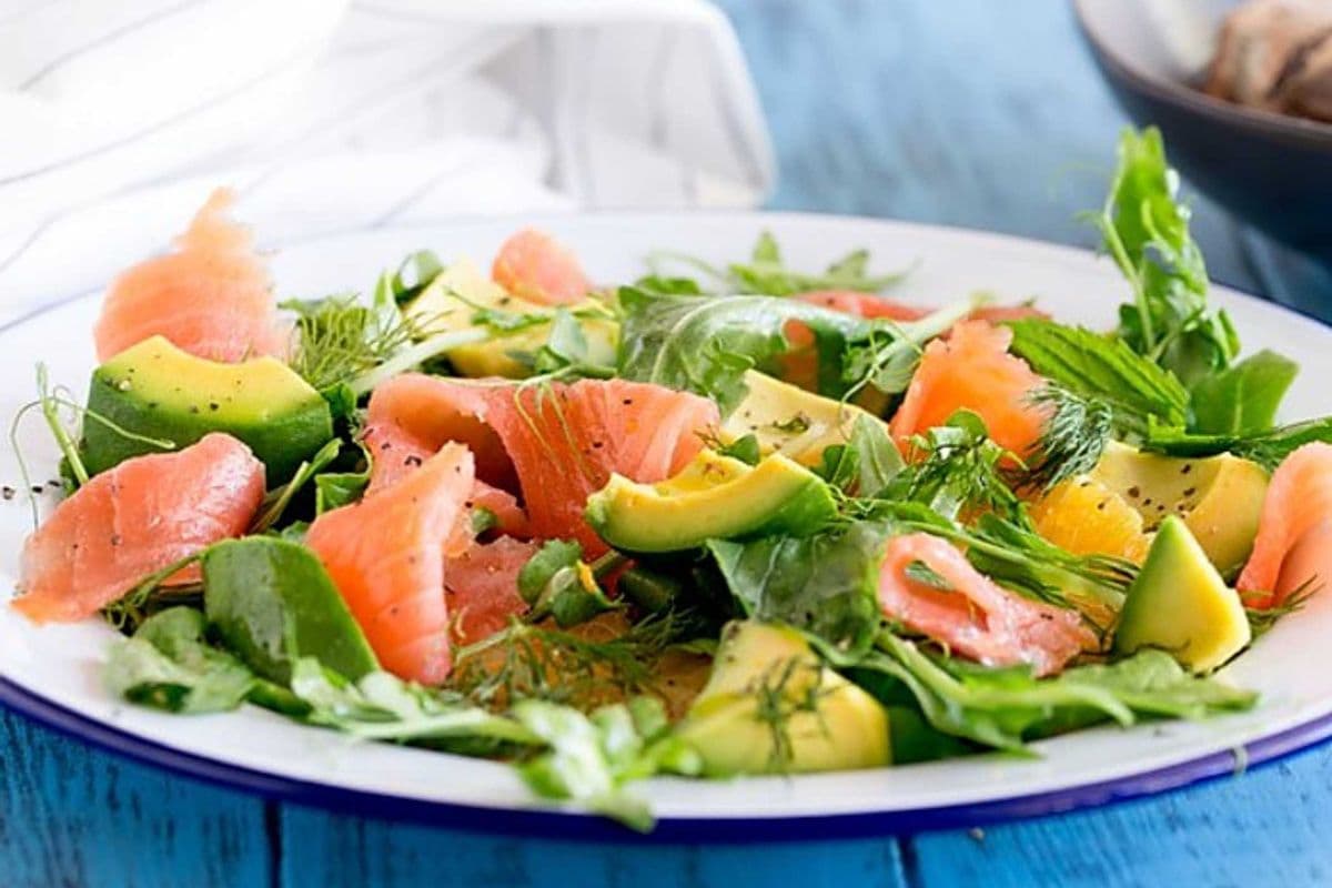 Salmon Avocado Salad