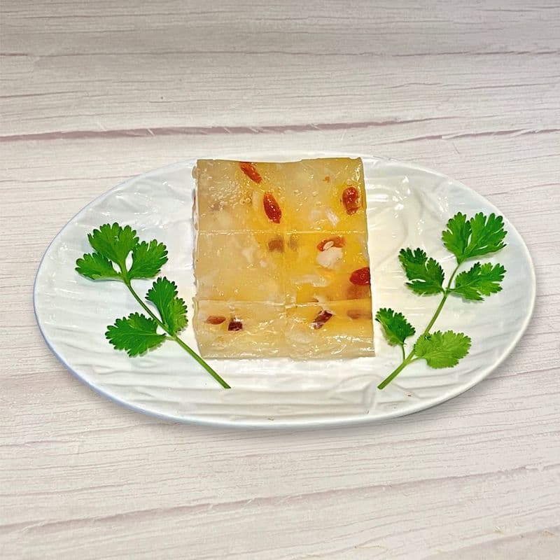 Lychee Goji Pudding / 荔枝杞子糕.
