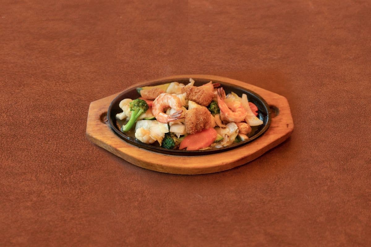 Sizzlings aux Fruits de Mer / Sizzlings with Seafood