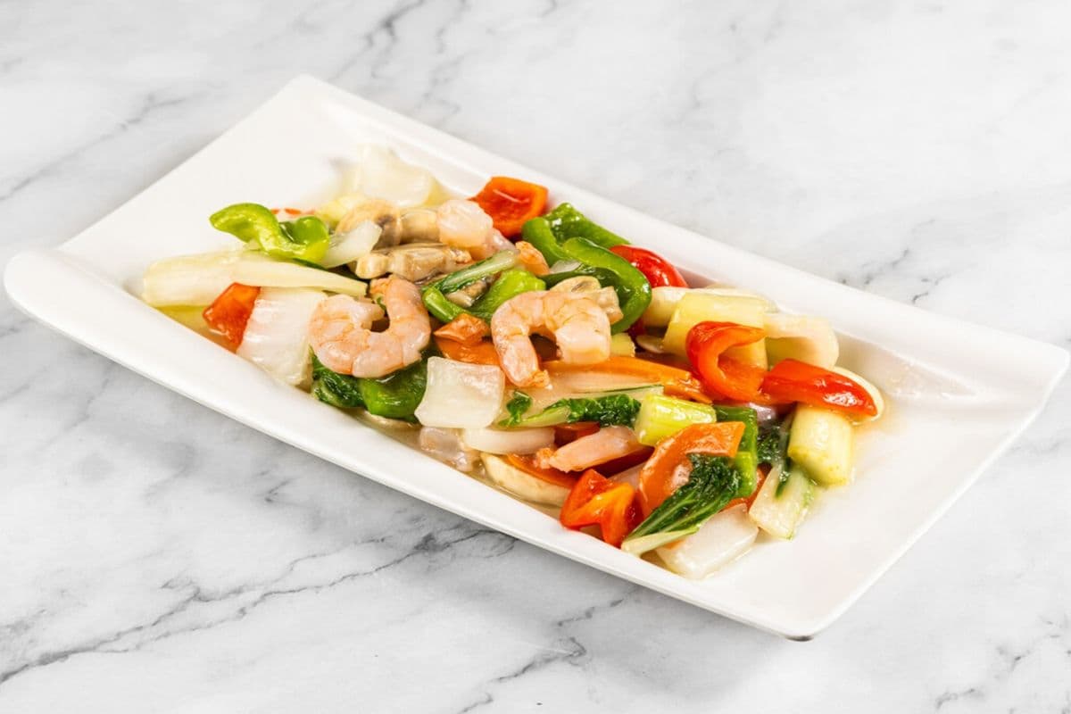 Shrimp Fried Greens