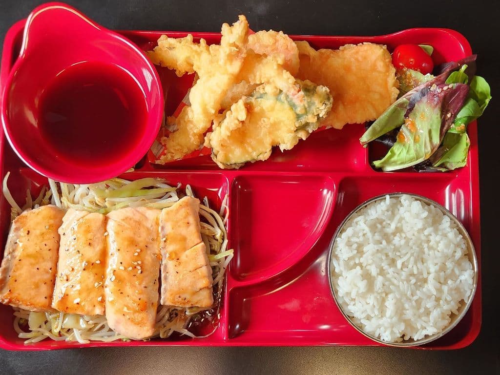 Salmon Teriyaki Bento