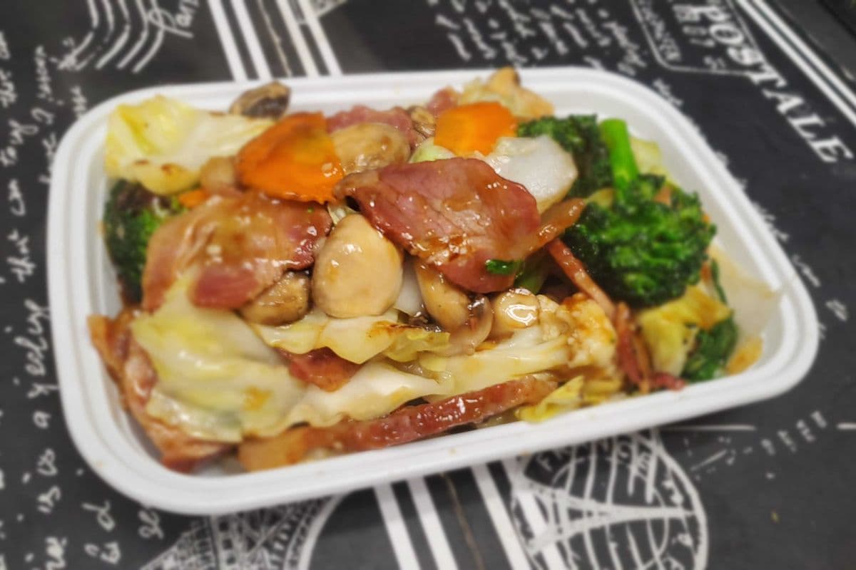 BBQ Pork Chop Suey