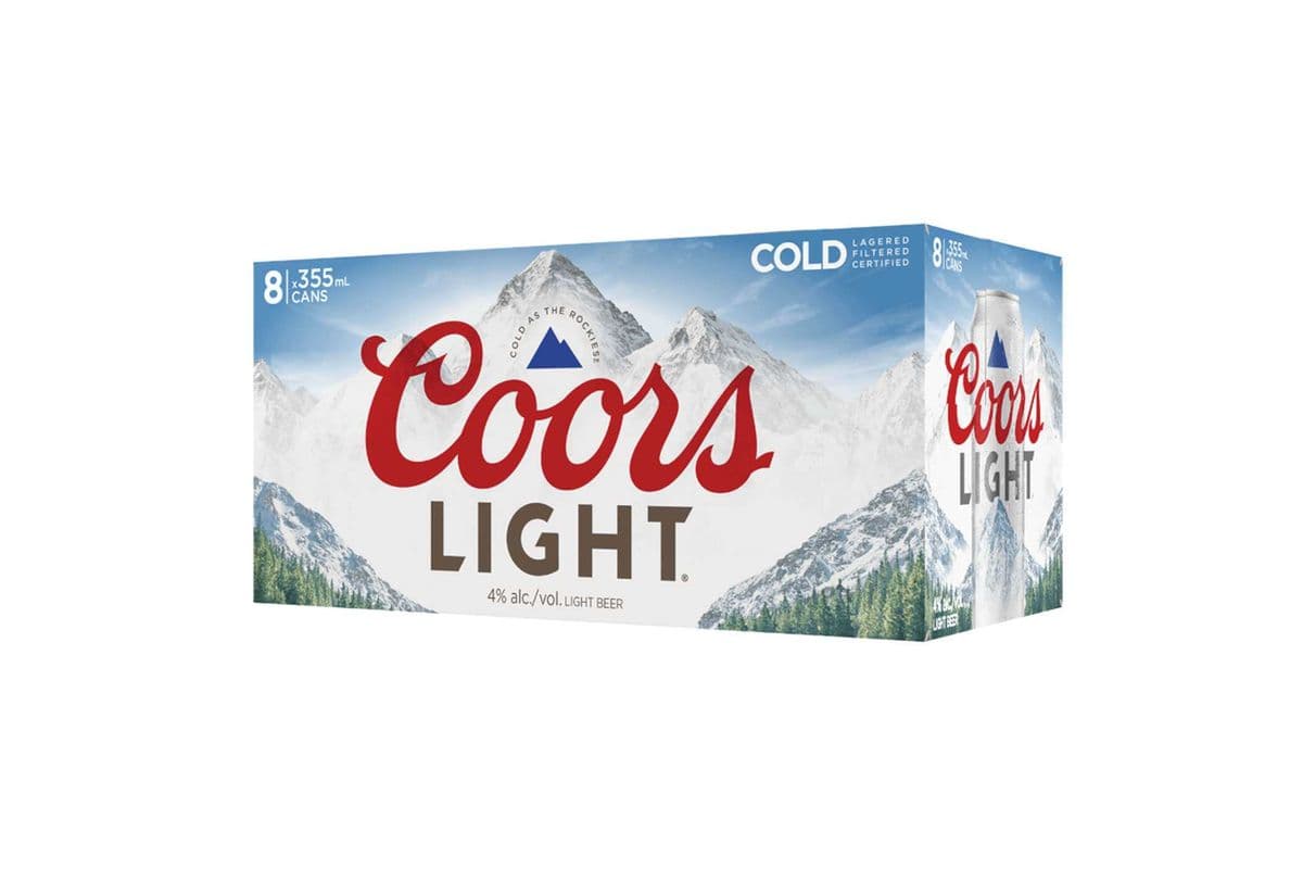 Coors Light (8 x 355 ml Cans)