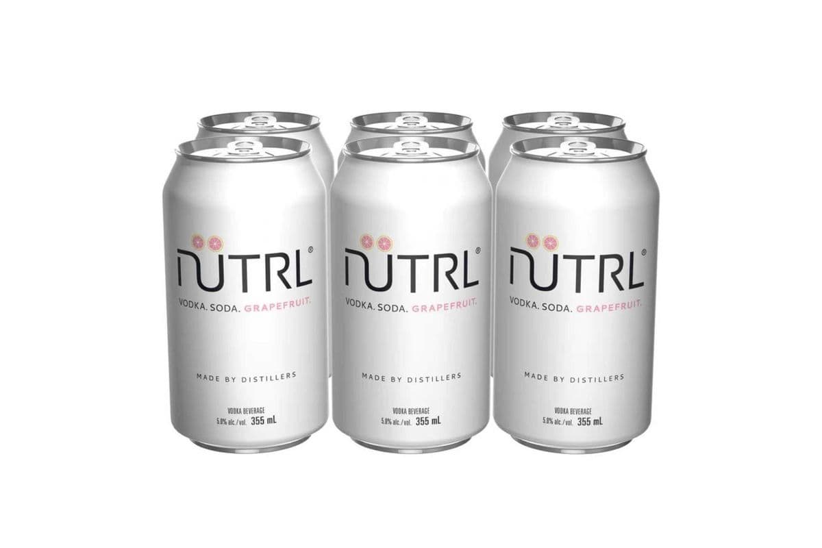 Nutrl Vodka Soda Grapefruit (6 Cans) (6 x 355ML)