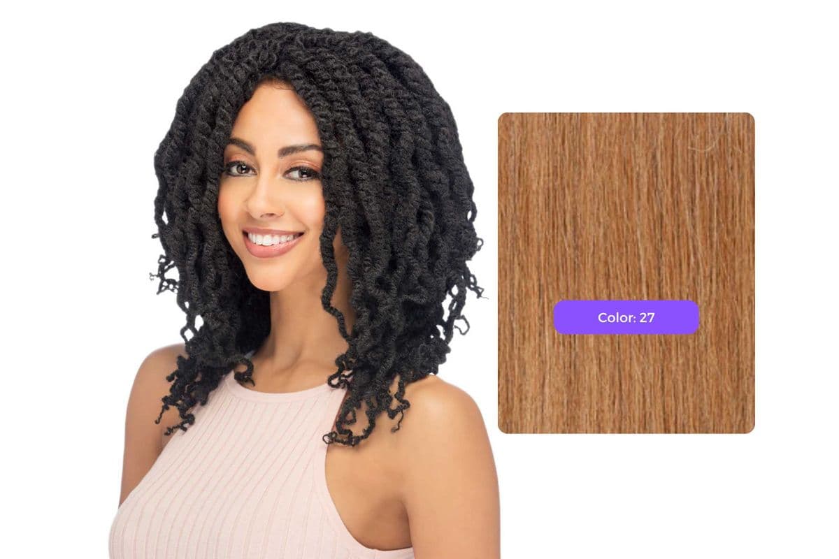(#27) Vivica Fox Human Afro Soul Kinky Bulk 16" - HKBK16