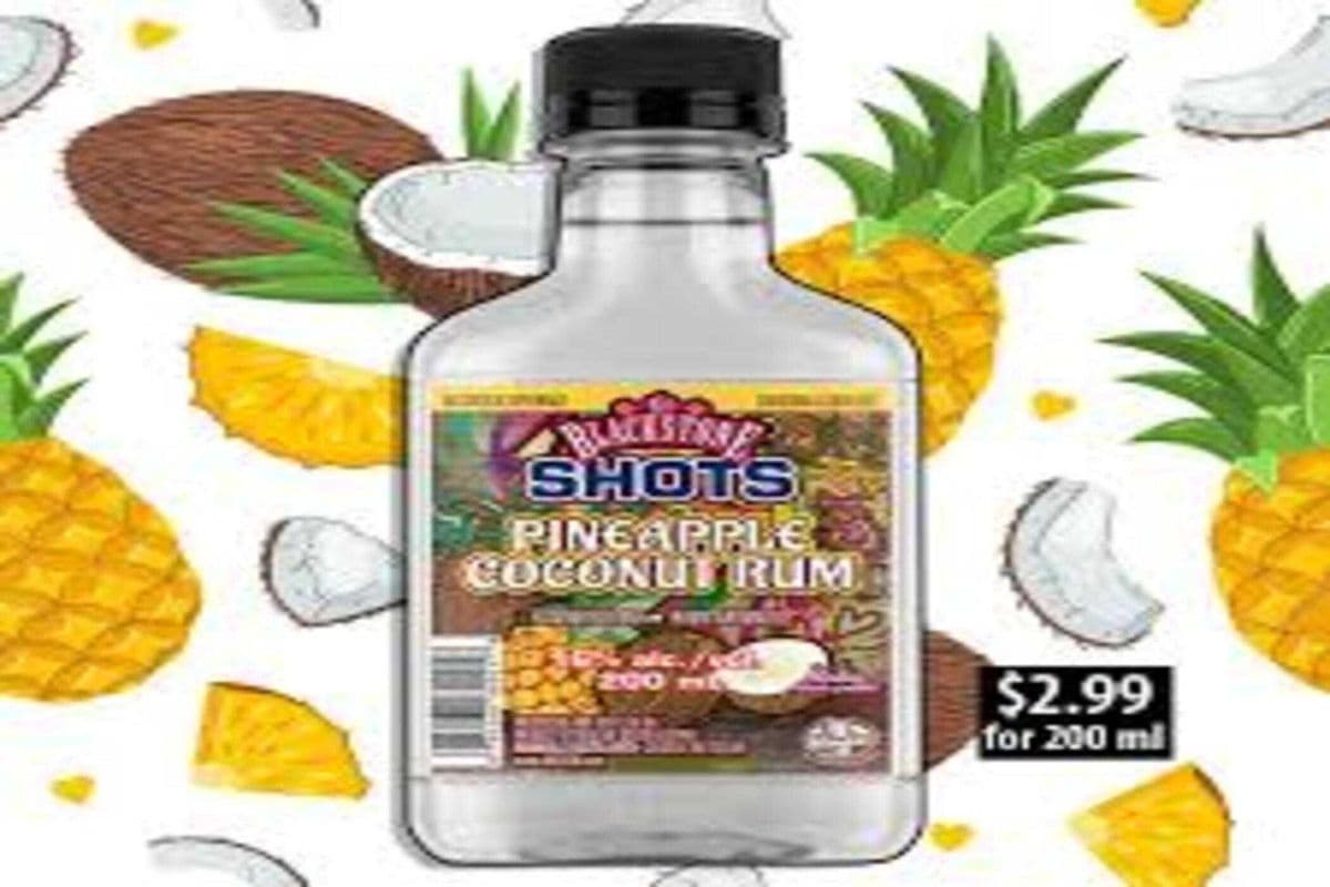 Blackstone Shots Pineapple Coconut Rum (1 x 200ml)
