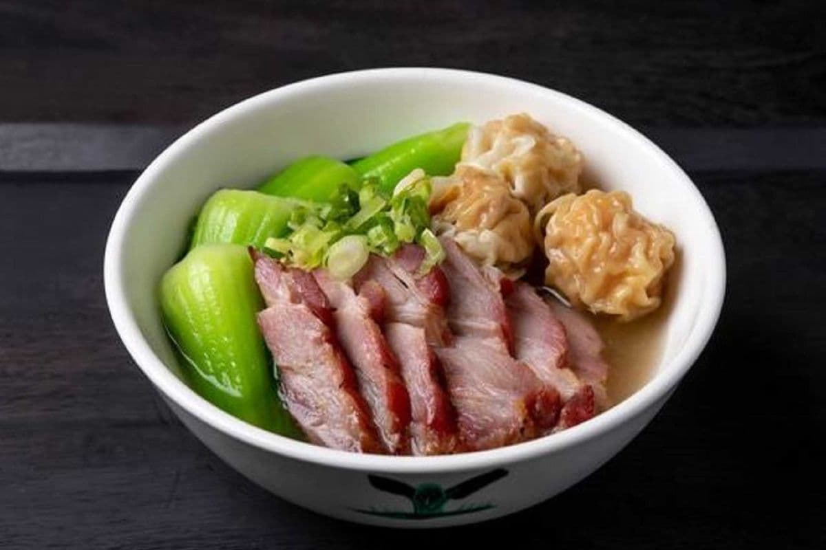 BBQ Pork and Wonton Noodle Soup