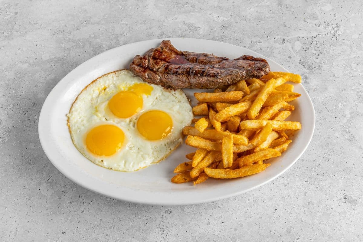 AAA New York Steak and Eggs (6 oz)