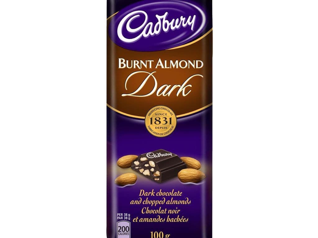 Cadbury Dark Burnt Almond 100g