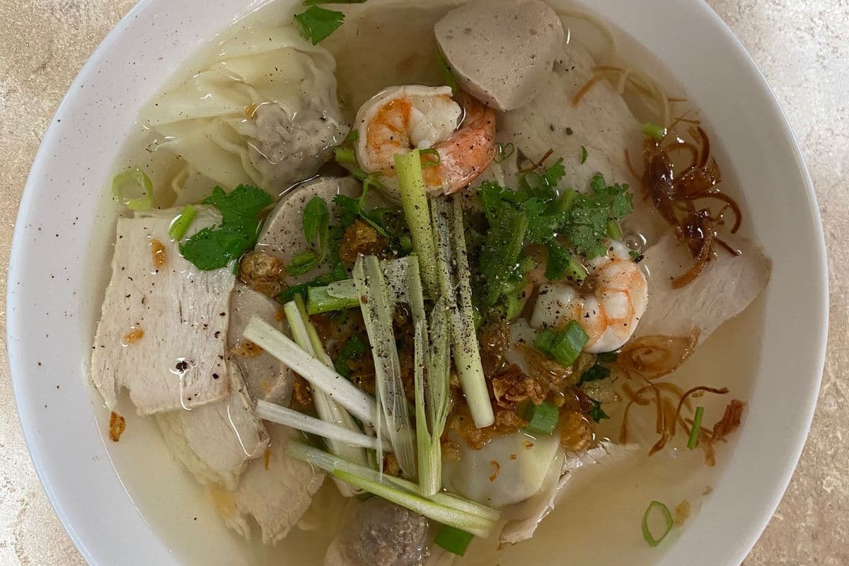 12. Rice Noodles with Shrimp, Crab & Pork