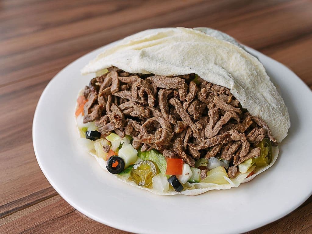 Small Lamb Donair Pita Wrap