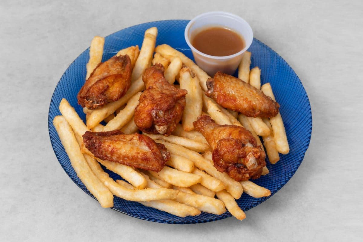 Assiette d'ailes de poulet (10 mcx )