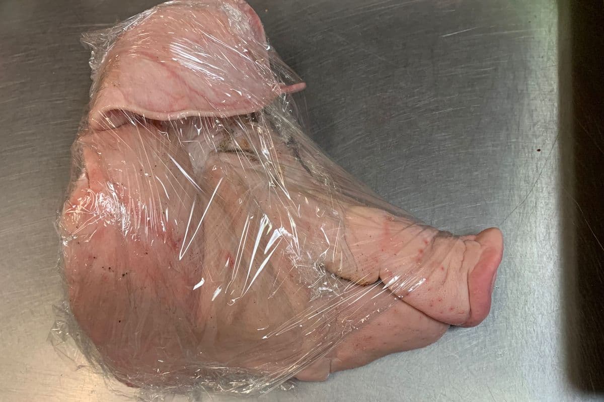 Frozen- pork head 1/2