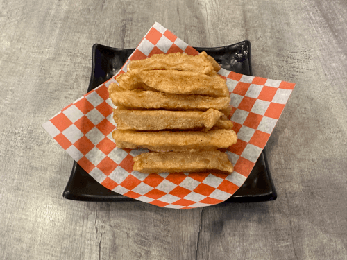 基隆炸甜不辣 / Deep Fried Fish Cake Tempura (Fish Paste Strips)