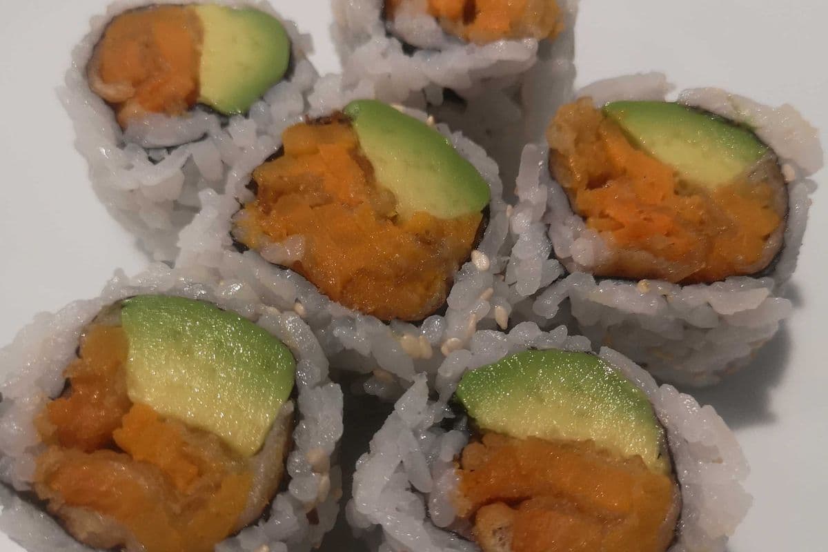 Yam Tempura and Avocado Roll