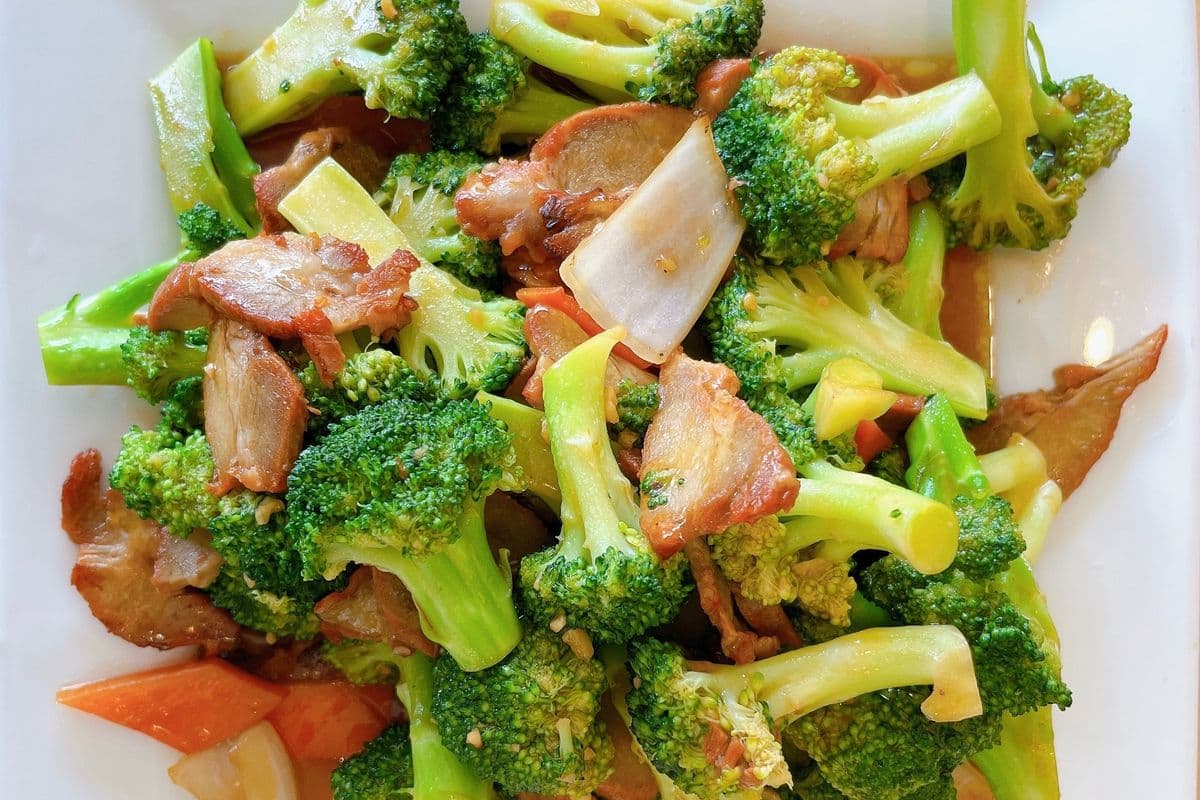 K02. Pork with Broccoli 猪西兰花