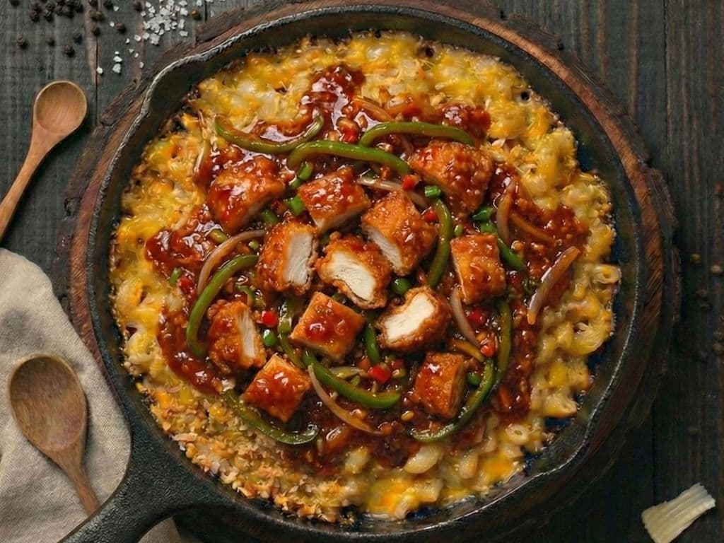 The Szechuan Fire Chicken Mac