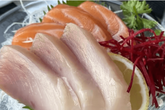 Tuna and Salmon Sashimi