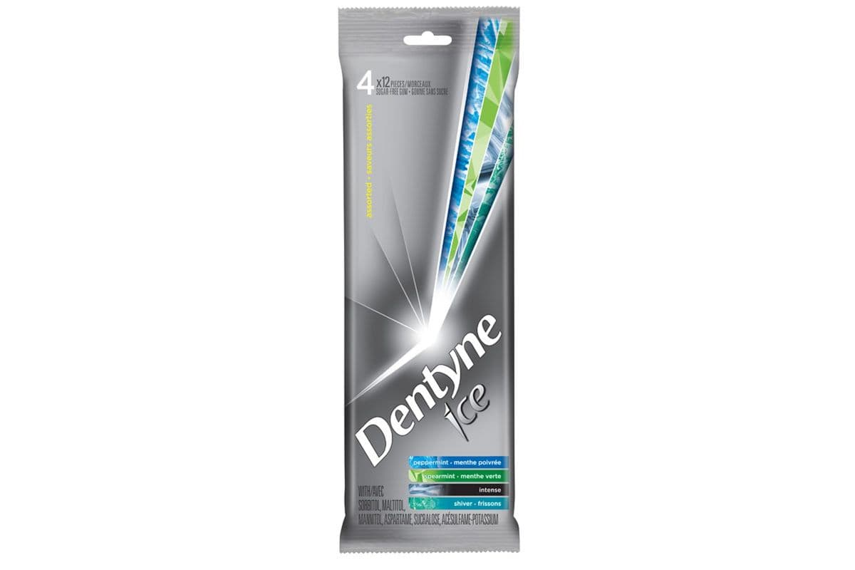 Dentyne Ice Peppermint (4 Packs) (4 x 12 pcs)
