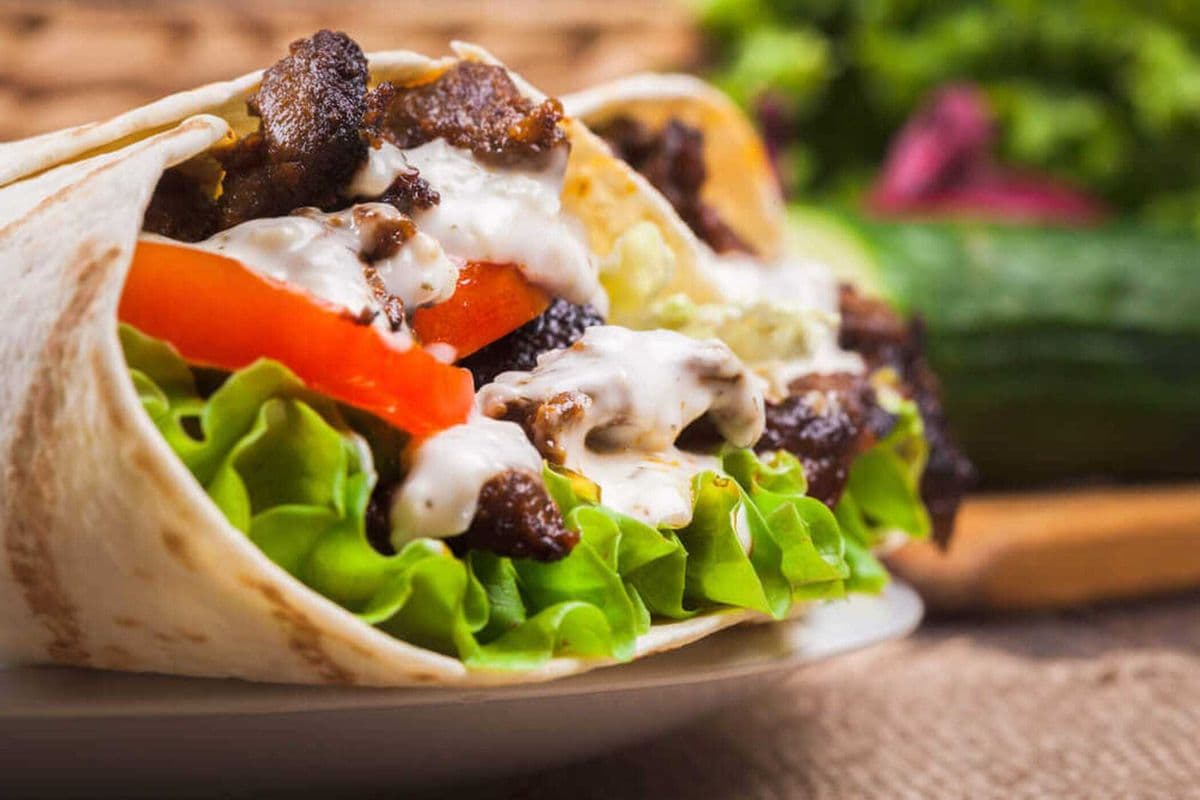 Beef Donair Wrap