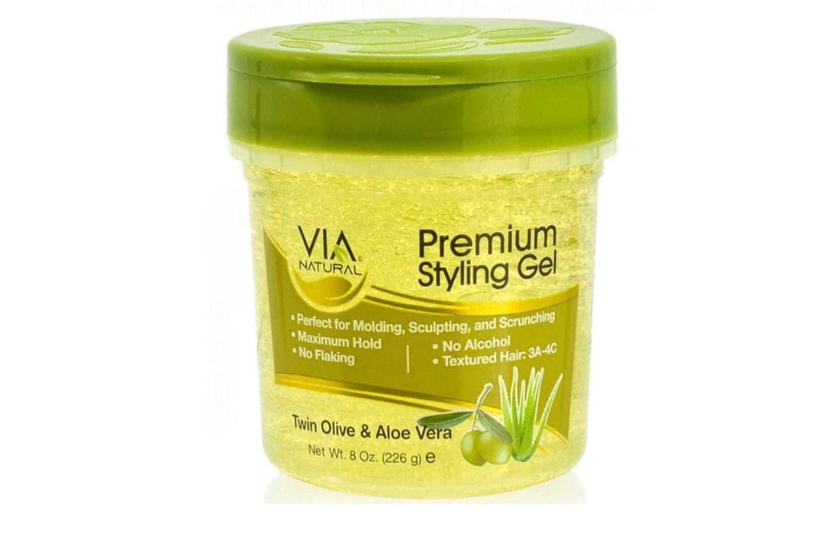 Via Premium Styling Gel Olive With Aloe Vera 8oz