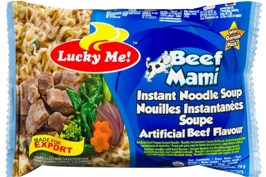 Lucky Me Beef Flavour with Garlic (55 g)