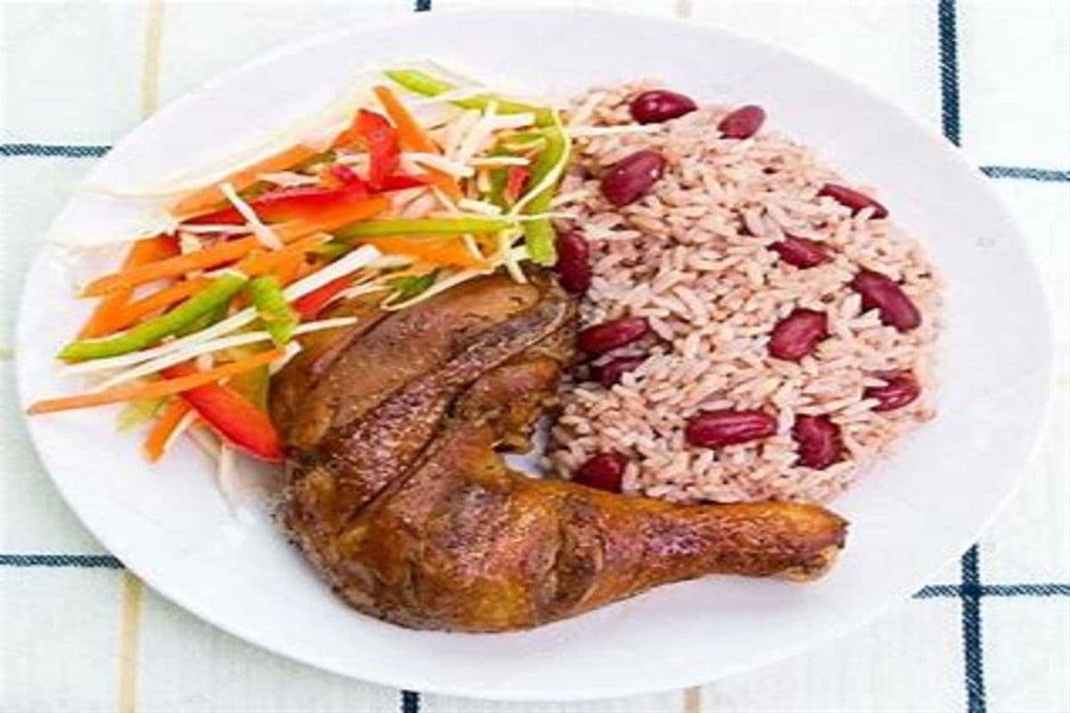 Jerk Chicken/Fried Chicken Combo