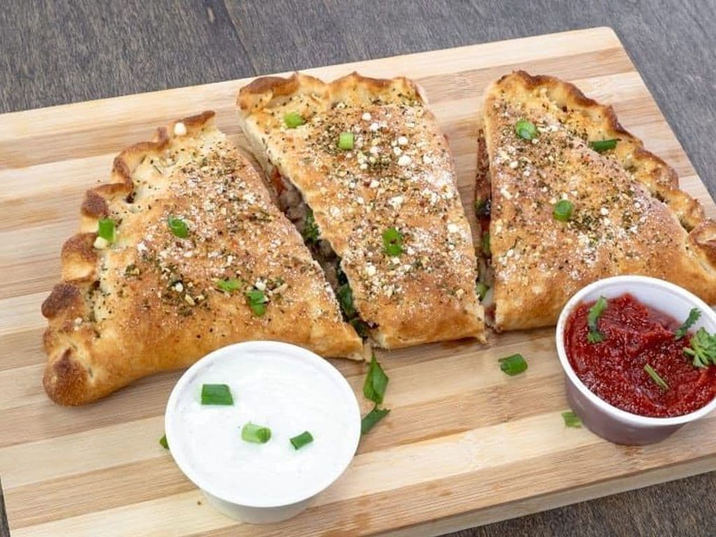 Tandoori Chicken Calzone