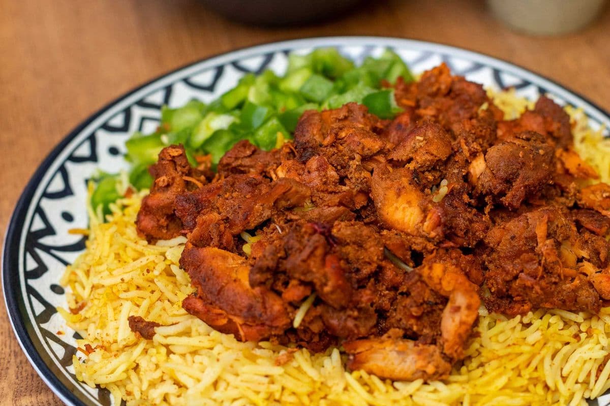 Chicken Tikka Over Rice