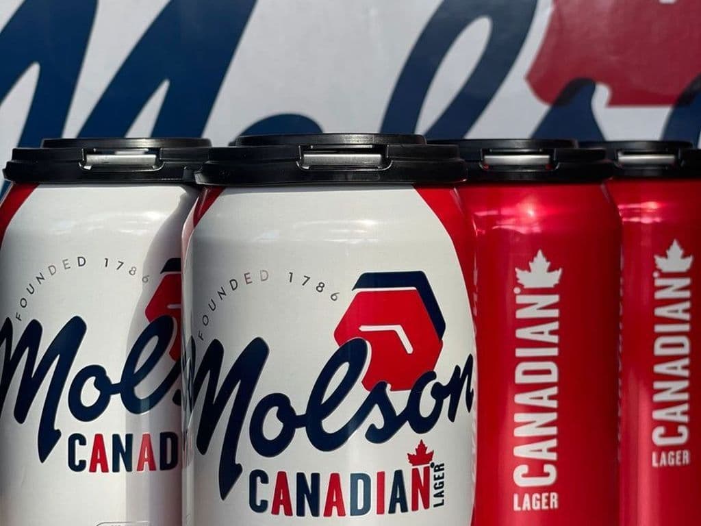 Molson Canadian, 16oz can beer (5.0% ABV)