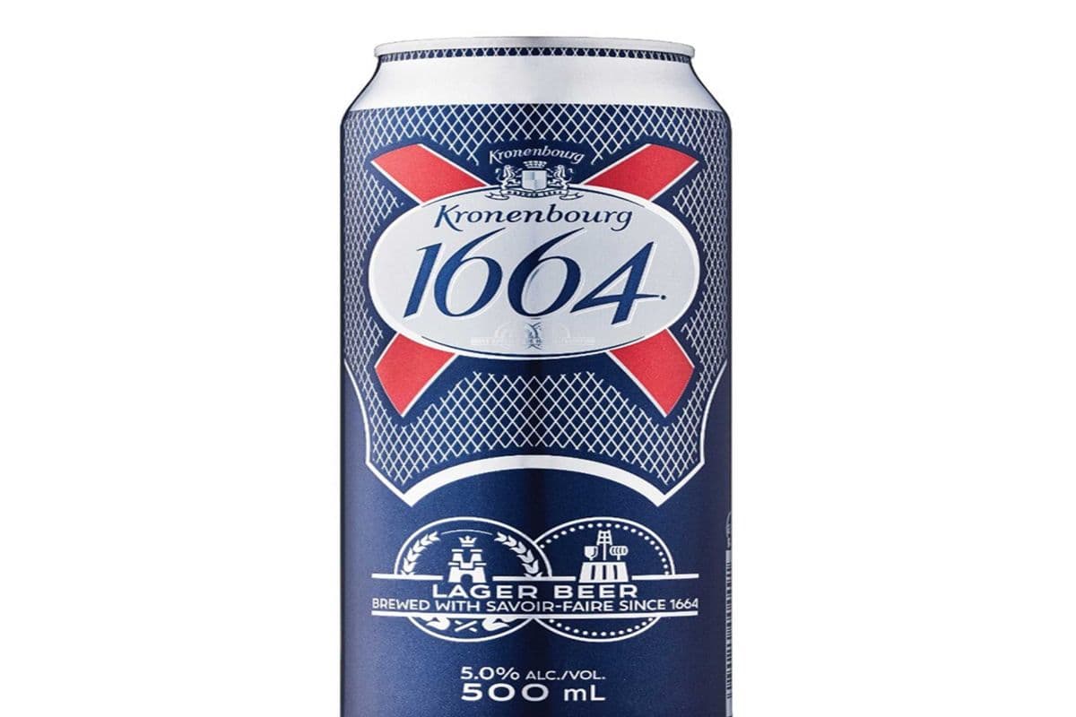 KRONENBOURG 1664 LAGER 500 ML (1 x 500 ml) (1 x 500ML)