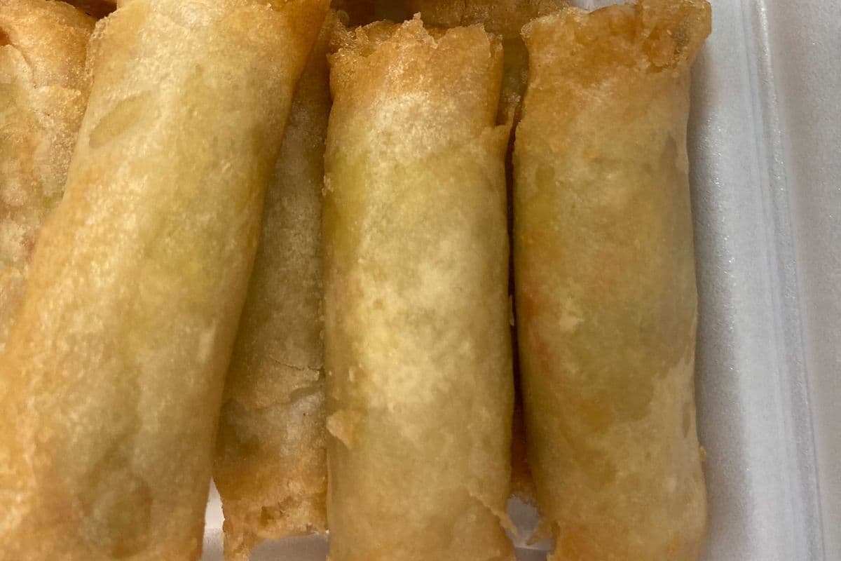 8. Mini Veggie Spring Rolls (8 pcs)
