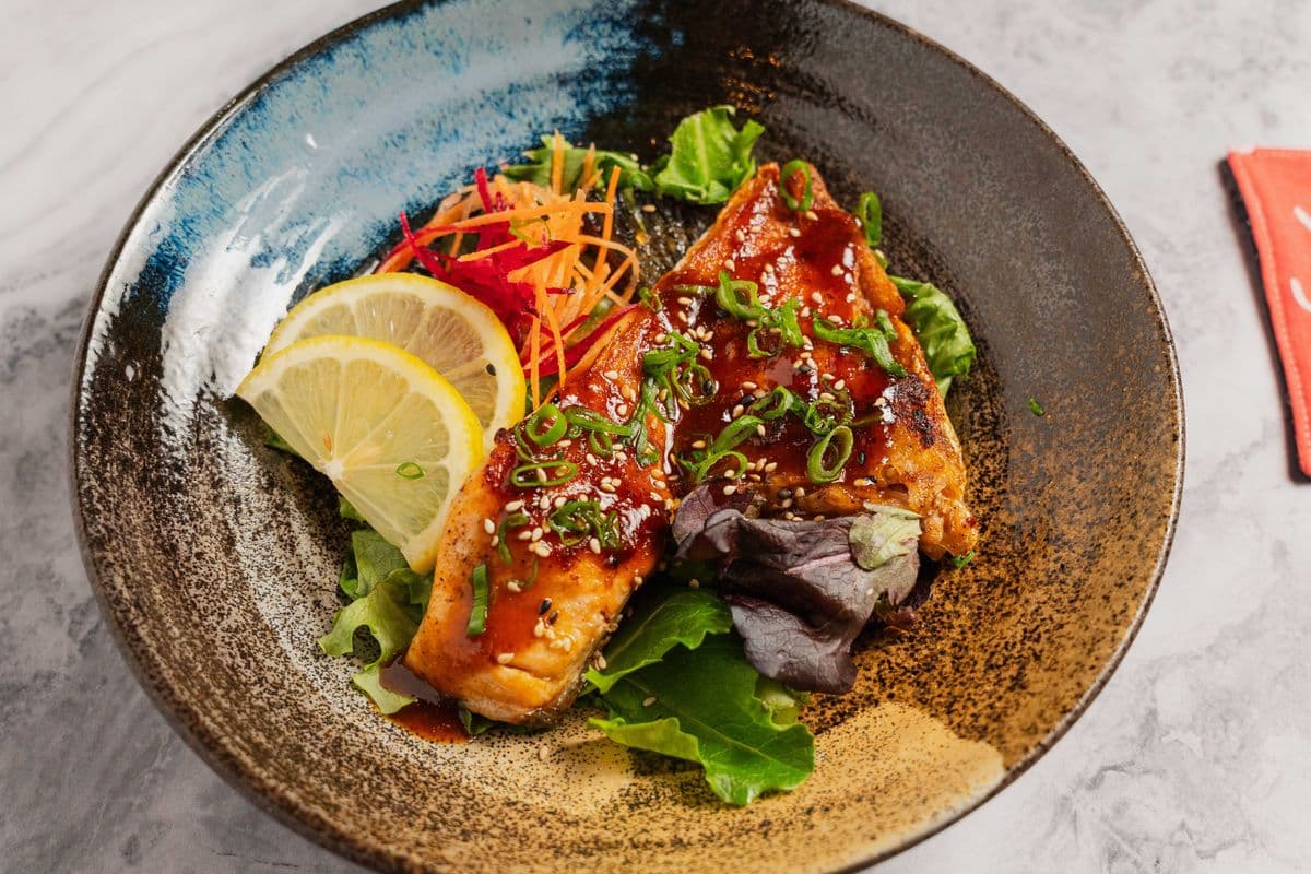 Grilled Salmon Kama