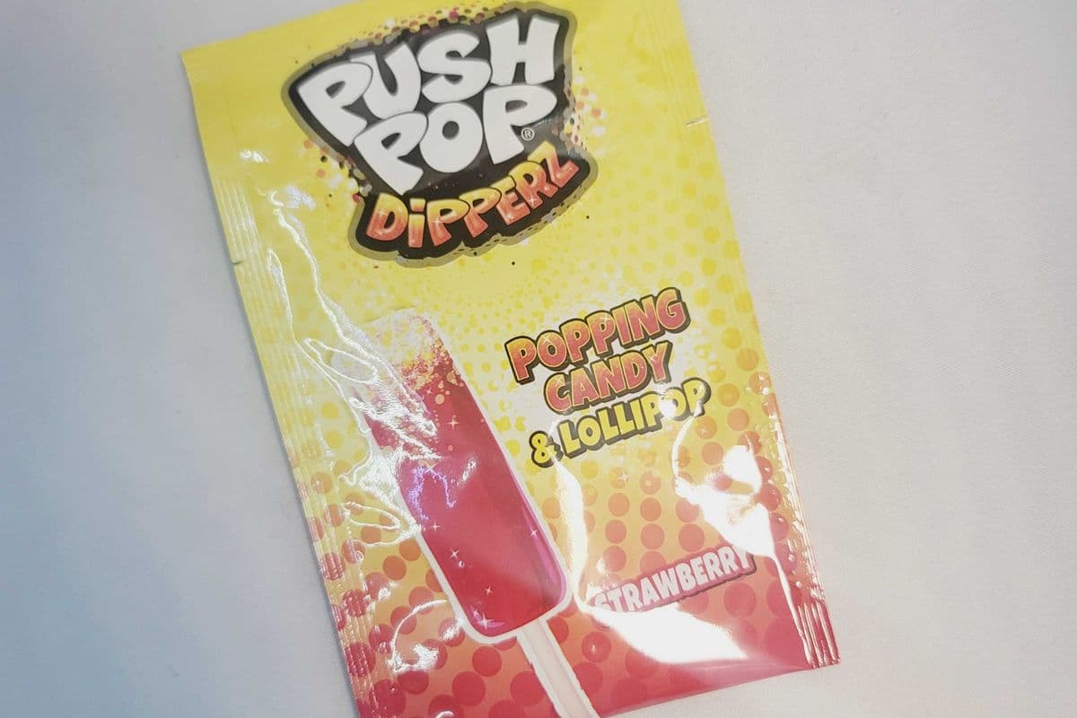 Push Pop Dipperz Popping Candy and Lollipop (12 g)