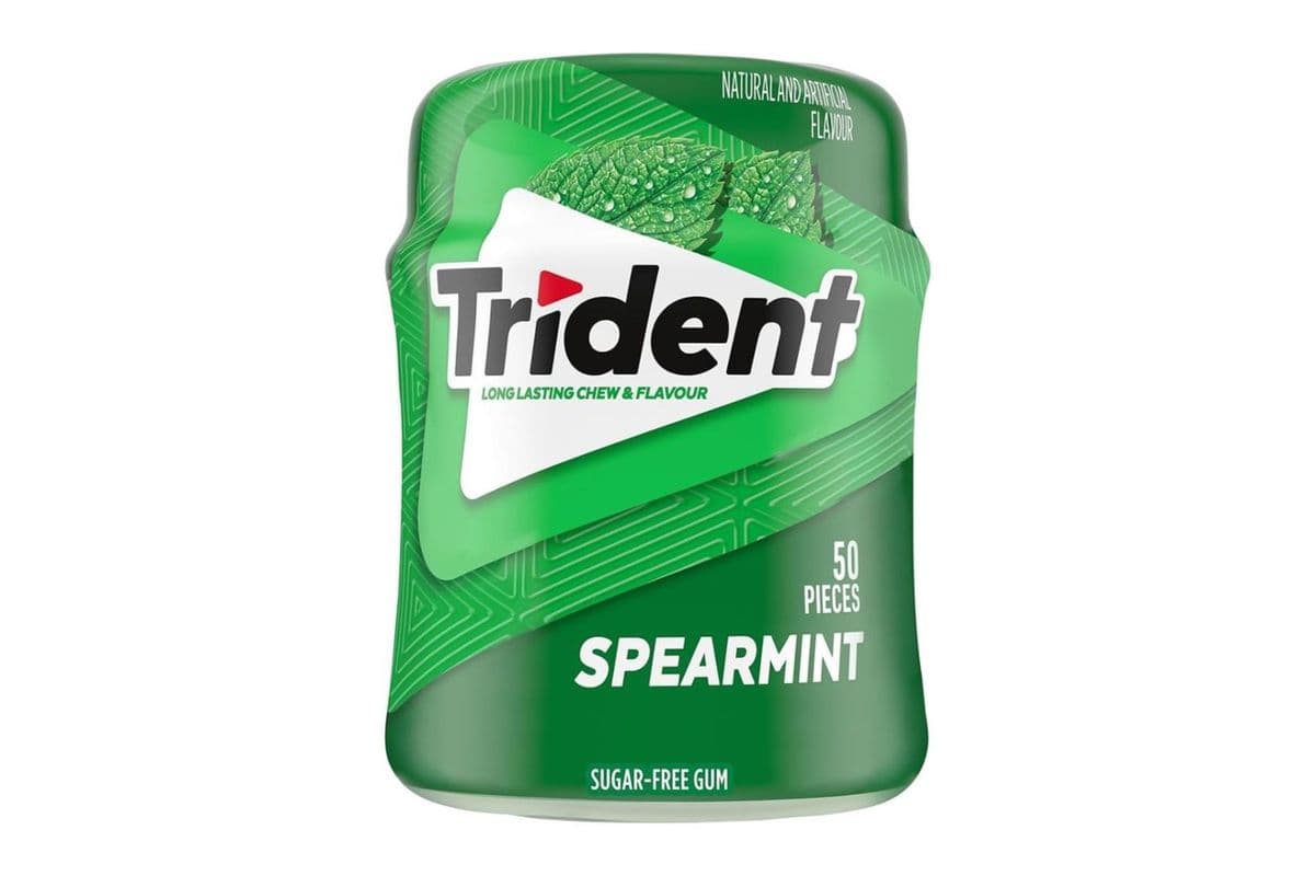 Trident Spearmint Bottle (50 pieces)