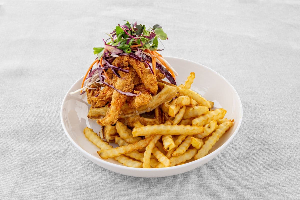 Bourbon Style Chicken and Waffle