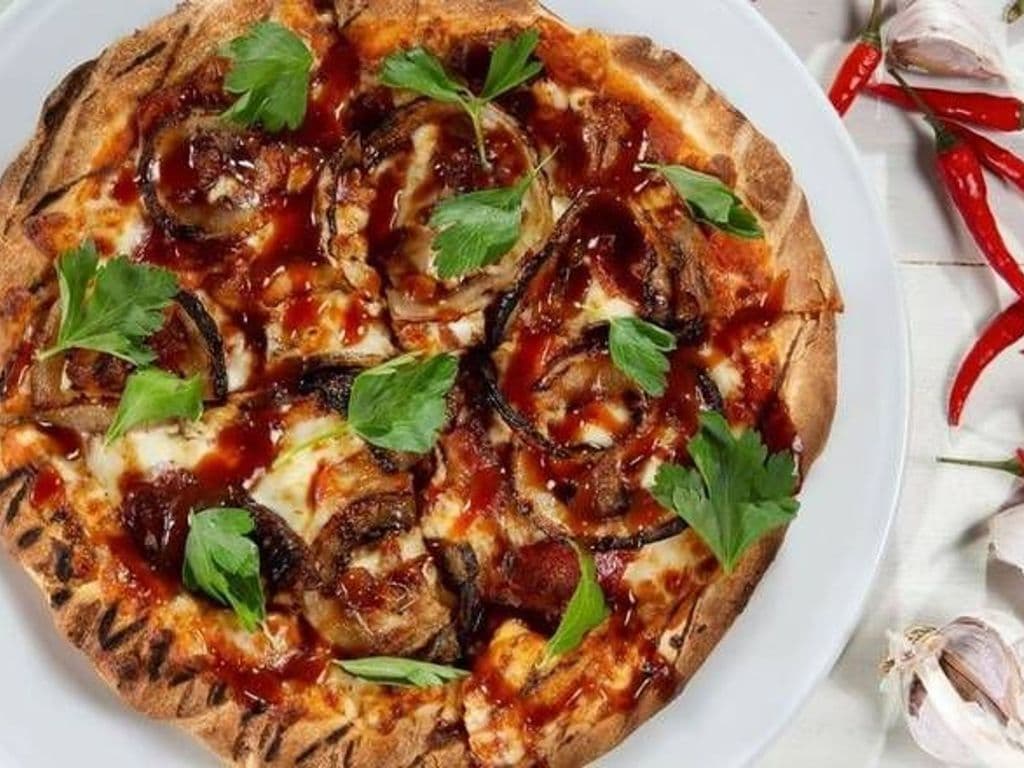 Pizza grillée pepperoni / Pepperoni Grilled Pizza