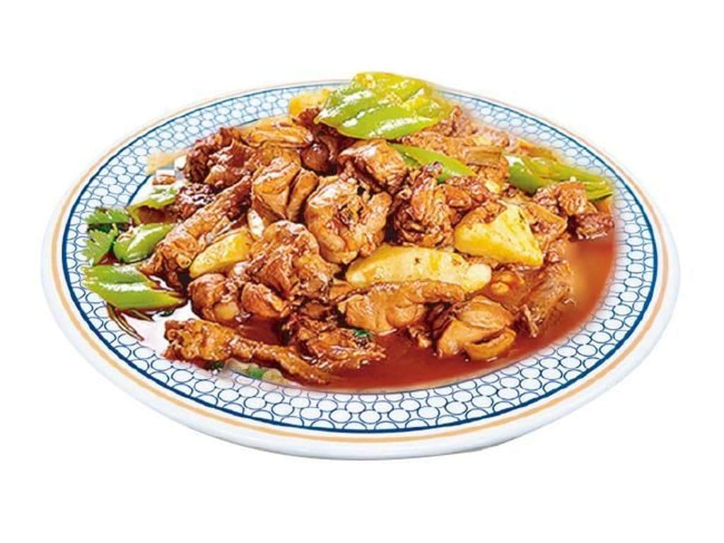 Uyghur Big Plate Chicken 新疆大盘鸡(with noodle)