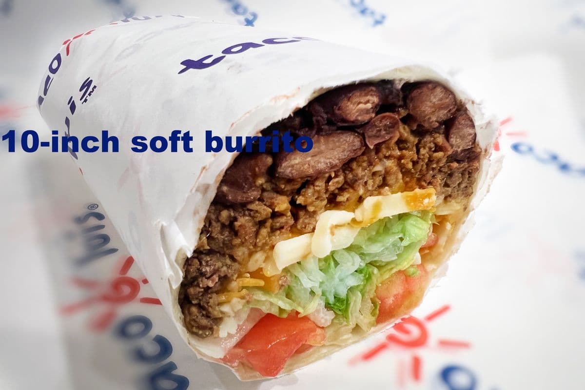 10-inch Beef Burrito