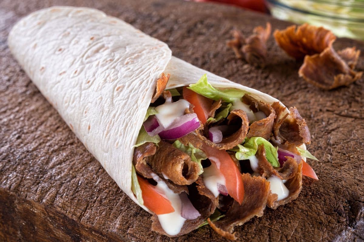 Donair Beef Wrap