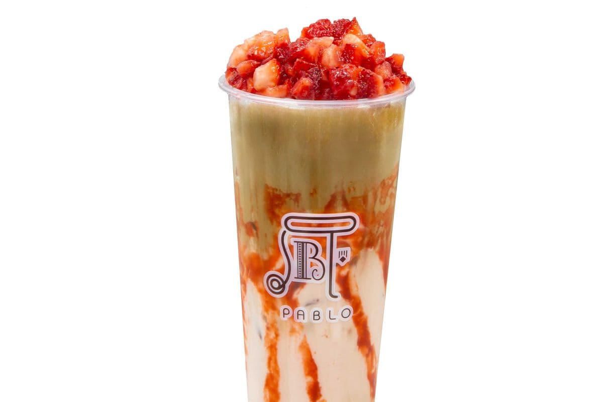 Hojicha Strawberry Oat