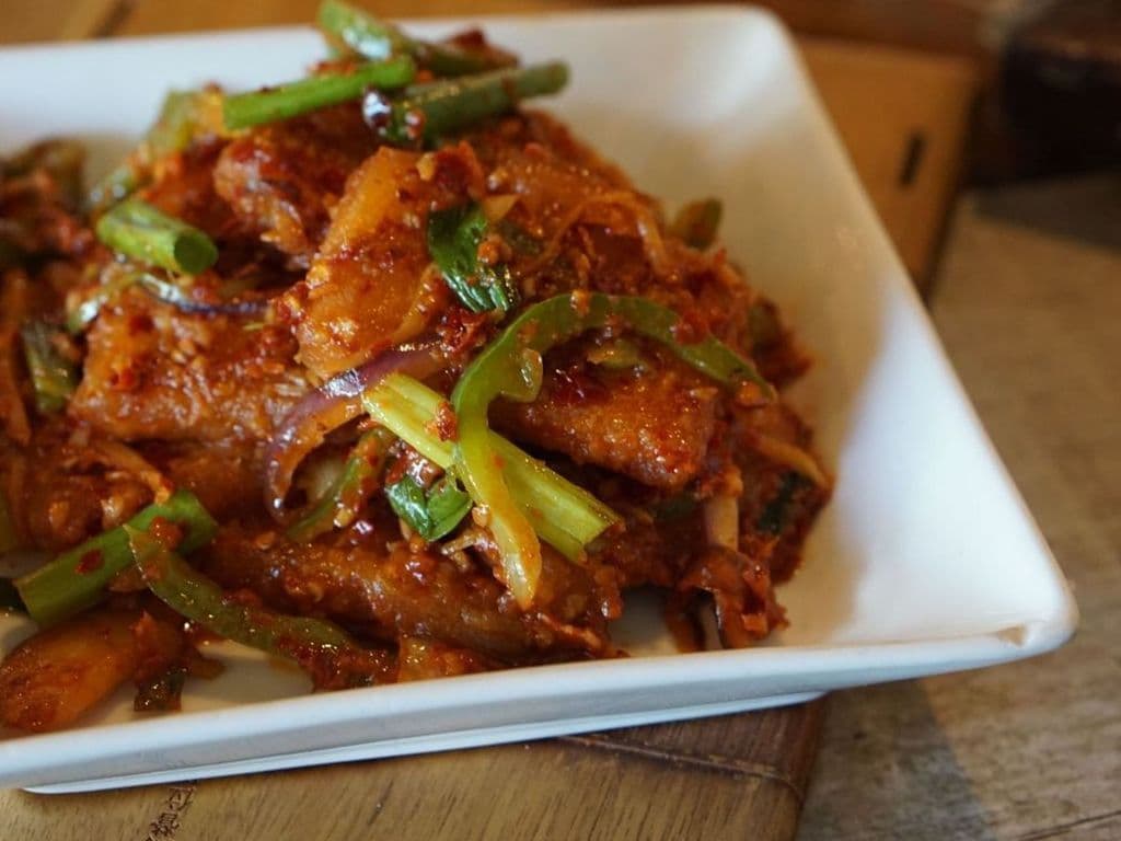 Pan Fried Chili Paneer