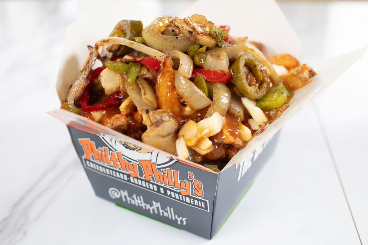 Greasy Veggie Poutine